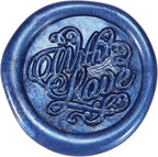 Yoption 15 Pieces Glue Gun Sealing Wax Sticks for Wax Seal Stamp, Great for Wedding Invitations, Cards, Envelopes (Blue)