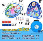2 in-1 Dinosaur and Spaceship-Themed 27-inch Bean Bag Toss Game Set for for 1-2 Players, Backyard Games, Family Party, Birthday, for Toddlers Ages 3 4 5 6 Year Old- Amazon Exclusive