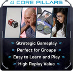 No Escape Board Game - Strategy Board Games for Adults, Family Games, Party Games. Unique Strategic Space Sabotage Traitor Maze Game with Tiles - Fun for Kids, Teenagers, Adults. 2 to 8 Players.