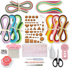 JUYA Paper Quilling Kit with Pink Tools 960 Strips Board Mould Crimper Coach Comb (Paper Width 3mm)