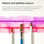Winsor & Newton Studio Collection Artist Pencils, Watercolor Pencils, Set of 24