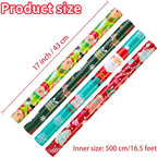 Cherubfunz Christmas Wrapping Paper (4 Rolls: 93 sq. ft. ttl) Santa Claus Carrying Gifts, Candy Cane, Reindeer, Christmas Tree/Bell, Dogs Pattern - 17 inches x 16.5 feet Per Roll