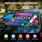WUO Window Chalk Markers,12 Colors Car Markers,10mm 3-In-1 Jumbo Wide Nib, Dust-Free & Non-Toxic - Erasable Blackboards Marker For Rock Painting, Poster, Stone, Ceramic, Glass