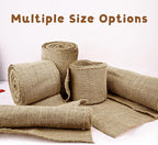 Shatex Natural Burlap Roll,36inch x 18ft High Density Burlap Fabric for Craft Projects,Table Runners,Weddings Decor,Christmas Decorations