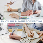 Gel Pens 0.5mm Point Pen Black Ink Smooth Writing Retractable Pen for Office,School Supplies,12-Count (Silver clip)