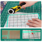 MANUFORE 4pcs Square Quilting Ruler (12.5”/ 9.5”/ 6”/ 4.5”) Sewing Acrylic Ruler Anti-Slip Metric Ruler DIY Quilting Tools with Clear Printed Lines for Precise Cutting