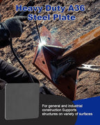 Rocaris 12 X 12 X 1/4 Inch A36 Steel Plate Hot Rolled, Square Base Plate for Construction Boards, Structure Support, Weldable Square and Industrial