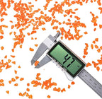 Crushed Glass for Resin Art - 3-6mm Orange Red, 1.5lb | Broken Glass Pieces for Crafts, Vase Filler & Fire Pit Media | Decorative Stones