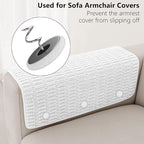 Linen Fabric-Covered Twist Pins - 8 Colors Upholstery Pins & Bed Skirt Pins -Used to Secure Sofa Cushion, Armrest Covers, Furniture & Bed Skir(12, White)