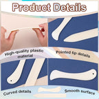20 PCS Bone Folder Tool, Plastic Bone Folder Crafts Scoring Folding Creasing Paper Crafting Scrapbooking Tool for Paper Leathercrafts Bookbinding and DIY Card Making Handmade(2 Styles)