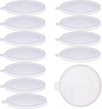 Pouring Masters 12-Pack Mixing Cup Lids for 12 Oz (350ml) Graduated Plastic Measuring Cup Lids - Storage Seal Top for Pouring Masters Automotive Paint Mixing Cups, Epoxy Resin, Art Supplies