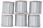 Mandala Crafts 18 Gauge Anodized Aluminum Craft Wire for Jewelry Making - 450 FT Colored Flexible Silver Combo Wire - Bendable for Bonsai Armature Crafting Sculpting