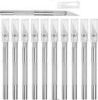15 Pack Exacto Knife Set, Hobby Knife, Back to School Supplies Craft Knifes Kit for Art, Carving, DIY, Scrapbooking, Art, Cutting, Stencil(Silver)