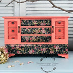 Dixie Belle Paint Company Chalk Finish Furniture Paint - Flamingo (8oz) - Matte Bright Coral Chic Chalk Mineral DIY Furniture Paint