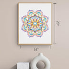 Uniquilling Quilling Paper Quilling Kit for Adults Beginner, 16 * 20-inch Purple Mandala, Exquisite DIY Paper Filigree Painting Kits Quilling Tools, Home Room Wall Art Decor Best Gifts(Basic)