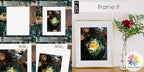 Mat Board Center, Pack of 50, 8x10 for 5x7 Black Picture Mat Sets - Acid Free, 4-ply Thickness, Bevel Pre-Cut White Core - Includes Backing Boards and Clear Bags - for Pictures, Photos, Framing