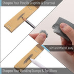 Mr. Pen- Blending Stump, 33 pcs, Blending Stumps for Drawing, Shading Pencils for Sketching, Blending Pencil, Tortillions, Sandpaper Sharpeners, Pencil Extension Tool, Kneaded Eraser, Rub Sponge