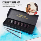 Kolinsky Sable Brushes Miniature 5PCS Professional Fine Detail Micro Artist Paint Brush Set for Watercolor, Acrylic, Oil, Model, Paint by Numbers