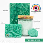 Eye Candy Pigments Premium Green Mica Powder - Forest Green (50gr) - for Epoxy, Resin, Soap, Paint, Woodworking, Acrylic Pouring, Bath Bombs, Fishing Lures - DIY Arts and Crafts Additive