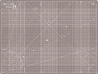 Elan Cutting Mat A2 Black & Taupe, Self Healing Cutting Mat 18x24 Inch, 5-Ply Craft Board Black, Hobby Board for Crafts 18x24 Inch