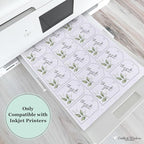 Cardstock Warehouse Diamond Print Inkjet Glitter - Premium White Glitter Cardstock Paper – 10 Sheets, 12 x 12" - 104 lb/280 GSM for Inkjet Printing, Die-Cutting, Card Making, Crafts, and DIY Projects