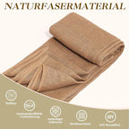 40" x40 Feet Premium Natural Burlap Fabric Roll – Multipurpose for Gardening, Weddings, Crafts & Holiday Decor – Wedding Aisle Runner, Halloween/Christmas Burlap, Weed Barrier & More