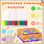 300 Piece Halloween Party Favor Bubbles, Halloween Bubble Wands Bulk for Kids Party Favor Supplies, Trick or Treat Goodie Bags, School Classroom Game Rewards, Halloween Miniatures