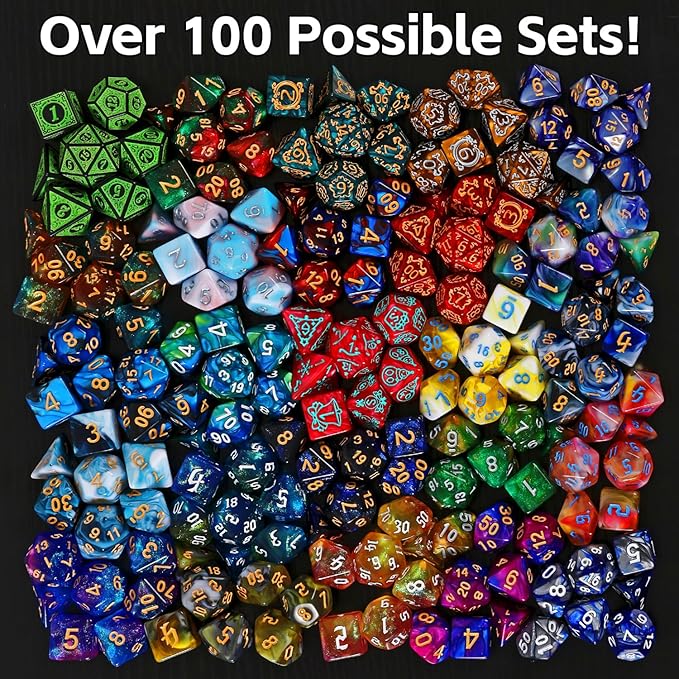 Coyeekn Mystery Dice Set - DND Dice Set - Polyhedral Dice, Dice Goblin, RPG Dice Set, Suitable for Role Playing, Table Games