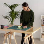 Elan Cutting Mat A2 Green, Self Healing Cutting Mat 18x24 Inch, 5-Ply Craft Board Green, Hobby Board for Crafts 18x24 Inch