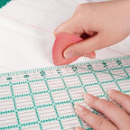 MANUFORE Quilting Ruler 6 * 12in Sewing Acrylic Anti-Slip Metric Ruler DIY Quilting Tools with Clear Printed Lines for Precise Cutting