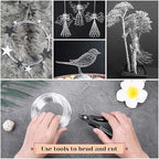 18 Gauge Aluminum Craft Wire Jewelry Making, 328 FT Metal Wire Armature Bendable Wire for Bonsai Trees, Sculpting, DIY Crafts Beading Floral (Silver, 1 mm Thickness)