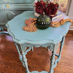 Chalky Chicks All-in-One Chalk Paint for Furniture or Cabinet - 4Fl Oz - Matte Finish Stormy Seas (Light Blue) for Metal, Wood Furniture Paint - No Sanding All-in-One for Home Decor & Crafts, USA Made