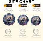 Wooden Puzzles for Adults, Wooden Jigsaw Puzzles, Exquisite Raven Puzzle, Gifts for Family or Friends for Any Holiday.（8.5 * 8.5 in 100pcs）