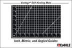 Dahle Vantage 10673 Premium Self-Healing Cutting Mat, 24"x36", 1/2" Grid, 5 Layers for Max Healing, Perfect for Crafts & Sewing, Black