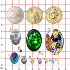 FUNSHOWCASE Oval Cabochon Resin Epoxy Silicone Mold