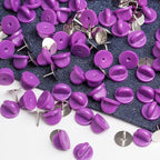 400pcs PVC Rubber Pin Backs Heliltd Butterfly Clutch Pins Tie Tacks Blank Pins for Uniform Badges Backing Holder Clasp Lapel Pin Enamel Pins(200 Sets)