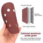 100 PCS 5 Inch Sanding Discs 240 Grit, Round Hook and Loop Sandpaper for Random Orbital Sander