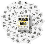 Match Mob – Fast-Paced 1-Minute Party Game for Large Groups – Hilarious Chaotic Charades – Quick & Easy Party Games for Adults, Teens & Kids – Ages 7+ for 3-16+ Players