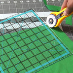 Quilting Rulers, Acrylic Quilt Ruler,4 Square Fabric Cutting Ruler (4.5""X4.5"", 6""X6"", 9.5""X9.5"", 12.5""X12.5""), Quilting Templates with Non Slip Rings. (Blue)