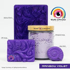 Eye Candy Pigments Premium Purple Mica Powder - Rainbow Violet (50gr) - for Epoxy, Resin, Soap, Paint, Woodworking, Acrylic Pouring, Bath Bombs, Fishing Lures - DIY Arts and Crafts Additive