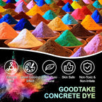 GOODTAKE Concrete Pigment, 8 oz, Purple, Iron Oxide Powder, Paint & Coating for Cement, Tiles, Mortar, Grout