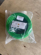 100 Ft Turnbuckles for Cables Wire, 3/16" Green PVC Coated Wire Rope Kit, Multi-use Steel Cable for Grape Vines/Clothes Line Outdoors for T Post/String Light Hanging/Garden Wire