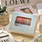 20 Rolls Basic Washi Tape Set Japanese Arts Adhesive Tapes Simple Patterns Decorative Masking Tape Sets for Craft, Kids, Scrapbook, DIY, Gift Wrapping (Style Three)