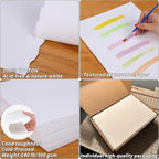 300 Sheets Cotton Watercolor Paper Bulk -140LB/300GSM Art Paper-8.5 x 11 inch Painting & Craft Paper, Finger Paints, Watercolor, Tempera, Drawing, Art Room & Home School Crafts