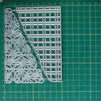 Mvchifay Cutting Dies for Card Making Metal Die-Cuts Scrapbooking Tool Hollow Frame DIY Craft Punch Template Embossing for Paper Album Decor (Cube and Flower-10x13.4cm)