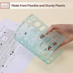 Mr. Pen- House Plan, 3 Pack, Green, Interior Design and Furniture Templates, Drafting Tools and Ruler Shapes for Architecture, Drafting Tools, Architecture Supplies, Drafting Templates