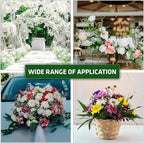 FLORABELS 6 PCS Wet Floral Foam Blocks for Fresh Flowers, Each (9"L x 4.1"W x 2.7"H)Green Foam for Flower Arrangements, Florist Foam Bricks for Weddings, Birthdays Gifts, Flower Foam Blocks for Crafts
