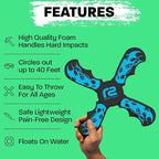 Outside Toys Boomerang For 5+ Year Boys Toys & Games - Soft Kid Toys Indoors or Outdoors - Toys For Kids Ages 4-8 - 5 Year Old Birthday Gift Cool Toddler Toys