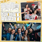 Office Party Friendly Feud Game with 2 Answer Buzzers, Team Building Feud Cards for Family Game Night Fun Trivia Quiz for Work Staff Coworkers Groups