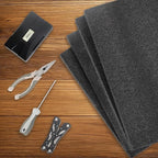 2 Pcs 12 x 16 x 1INCH Black Polyurethene Foam Sheets,Cuttable Packing Foam Block Foam Padding for Packing and Crafts,Toolbox Storage.